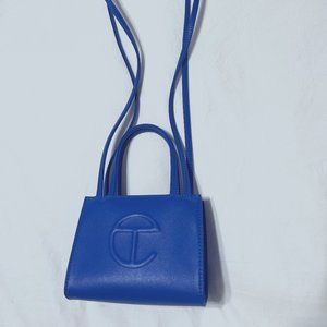 Telfar Small Painter's Tape Shopping Bag Cobalt Blue - Like New